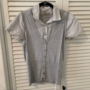Forever 21 Button down/vest size m
